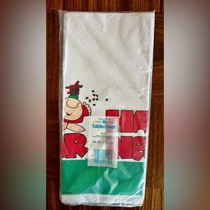 Vintage NIP ZIGGY Happy New Year American Greetings Paper Tablecloth 54”x96” USA